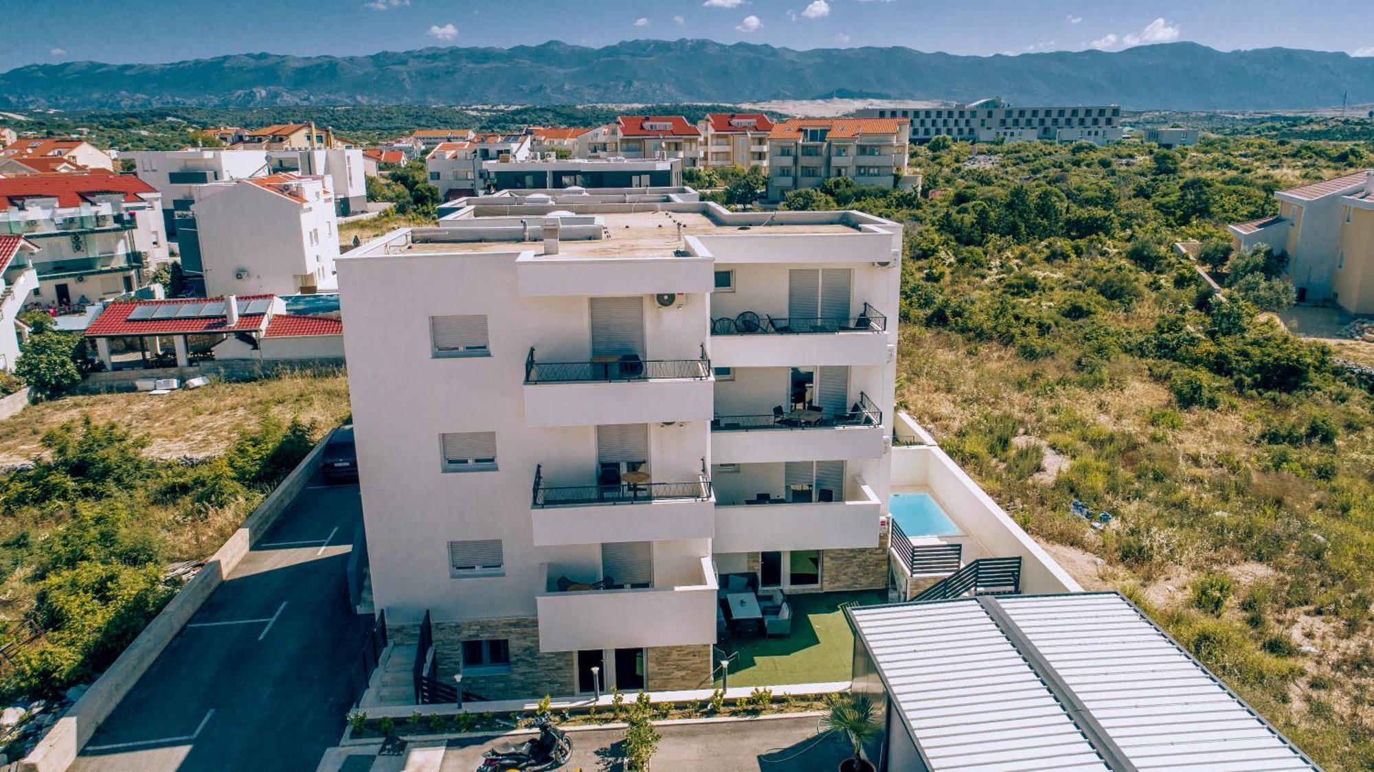 Apartment Bella Novalja Buitenkant foto